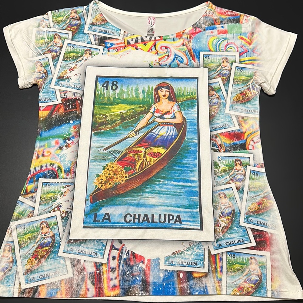 Mexican Loteria Print Shirt